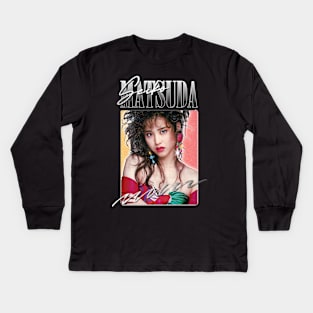 Seiko Matsuda - - Retro 80s Fan Design Kids Long Sleeve T-Shirt